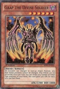 Gaap the Divine Soldier [BP01-EN150] Starfoil Rare | Exor Games Truro