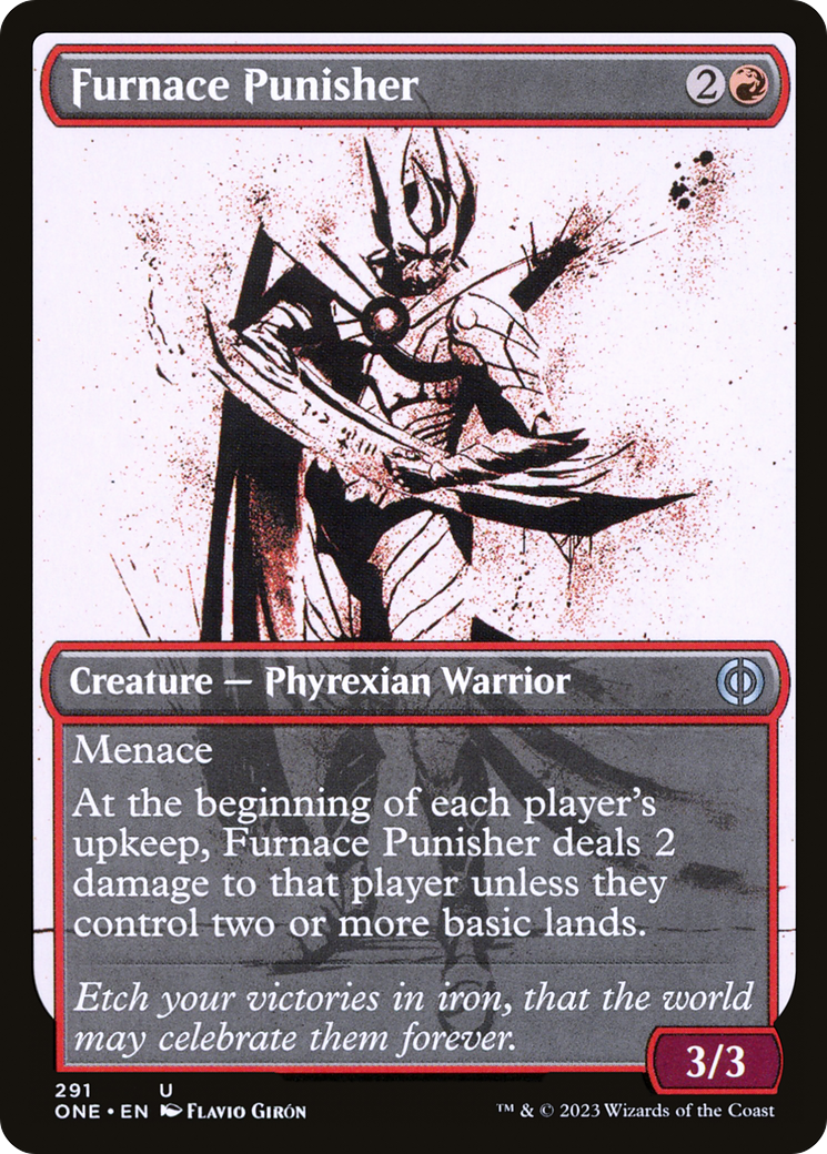 Furnace Punisher (Showcase Ichor) [Phyrexia: All Will Be One] | Exor Games Truro