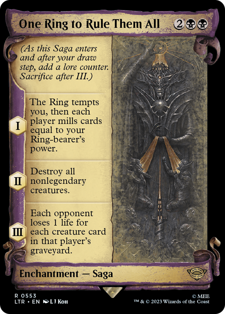 One Ring to Rule Them All [The Lord of the Rings: Tales of Middle-Earth Showcase Scrolls] | Exor Games Truro