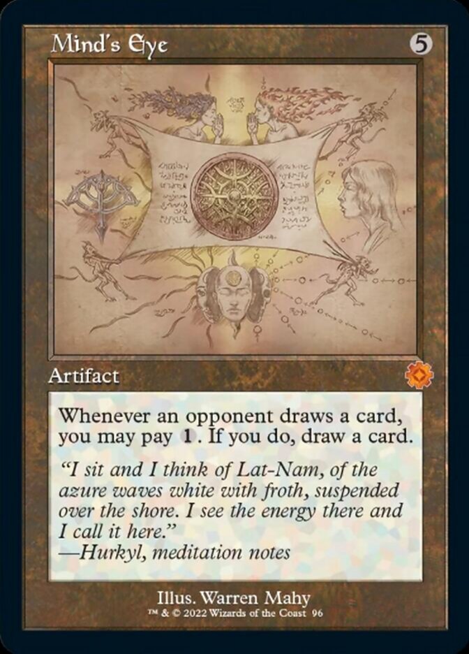 Mind's Eye (Retro Schematic) [The Brothers' War Retro Artifacts] | Exor Games Truro