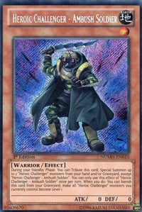 Heroic Challenger - Ambush Soldier [NUMH-EN010] Secret Rare | Exor Games Truro