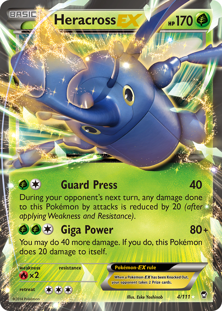 Heracross EX (4/111) [XY: Furious Fists] | Exor Games Truro