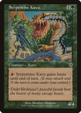 Serpentine Kavu [Invasion] | Exor Games Truro