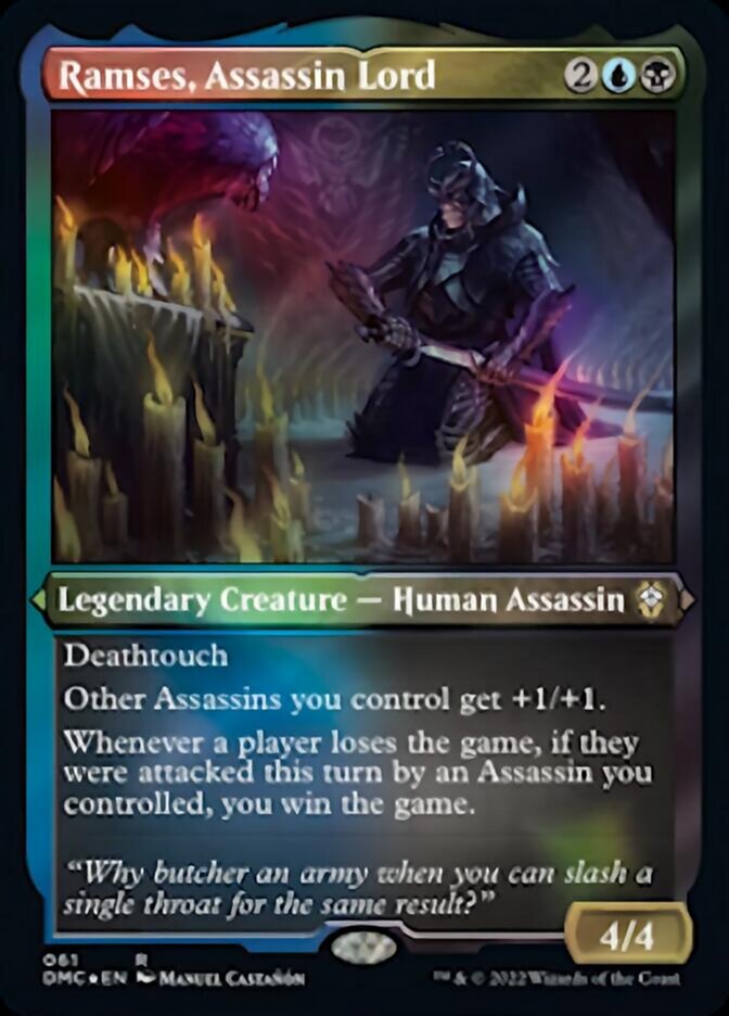 Ramses, Assassin Lord (Foil Etched) [Dominaria United Commander] | Exor Games Truro