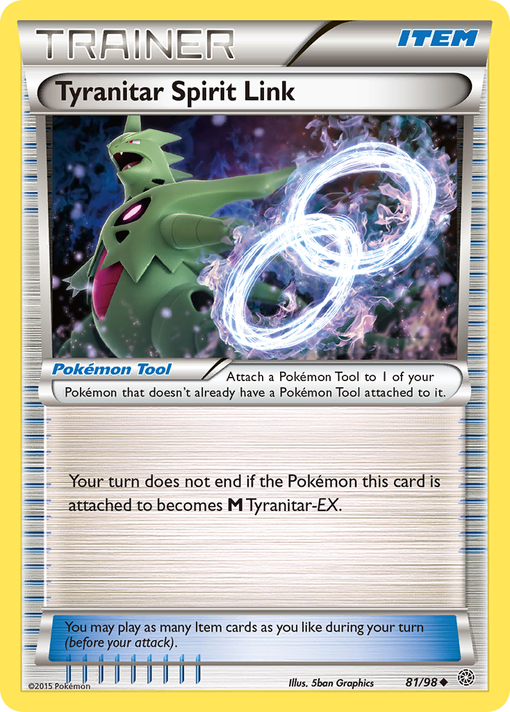 Tyranitar Spirit Link (81/98) [XY: Ancient Origins] | Exor Games Truro