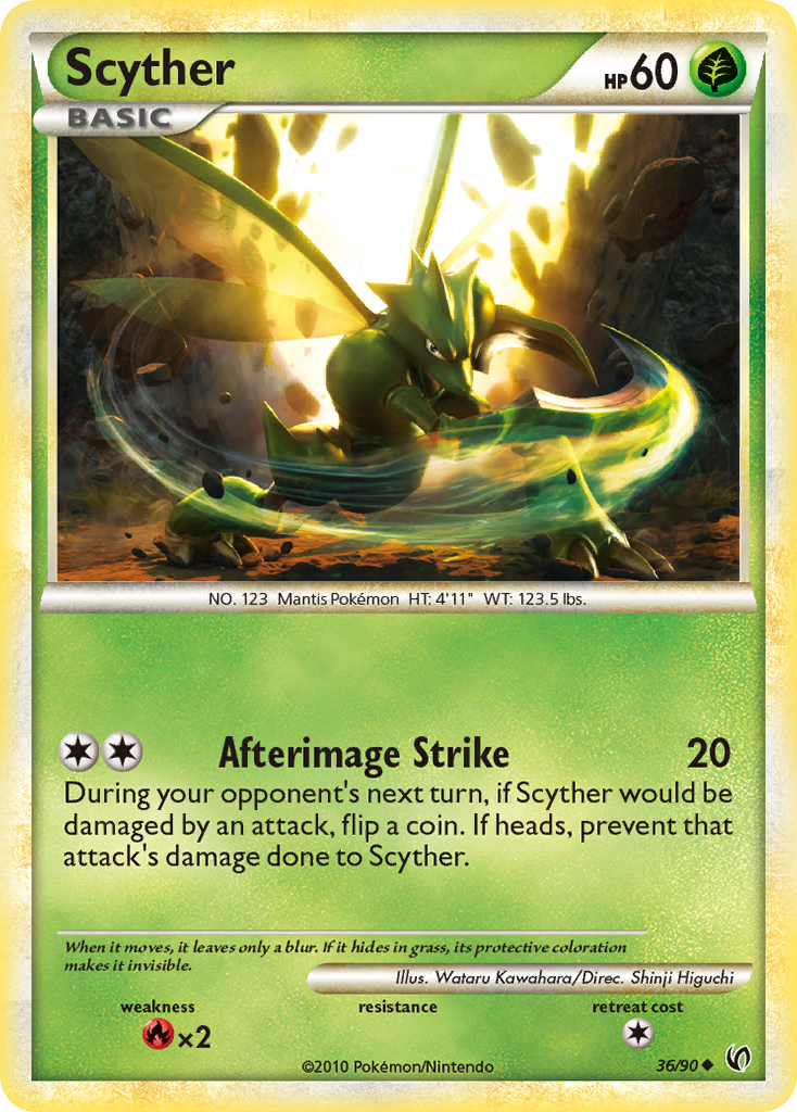 Scyther (36/90) [HeartGold & SoulSilver: Undaunted] | Exor Games Truro