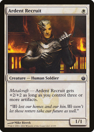 Ardent Recruit [Mirrodin Besieged] | Exor Games Truro