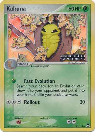 Kakuna (46/113) (Stamped) [EX: Delta Species] | Exor Games Truro