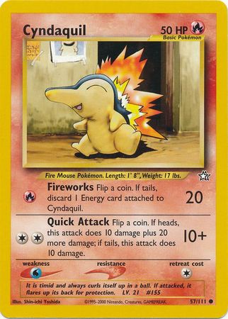 Cyndaquil (57/111) [Neo Genesis Unlimited] | Exor Games Truro
