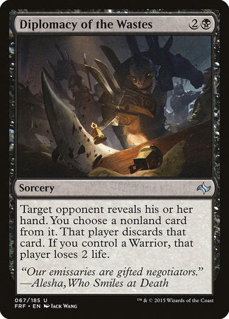Diplomacy of the Wastes [Fate Reforged] | Exor Games Truro