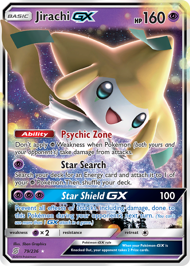 Jirachi GX (79/236) [Sun & Moon: Unified Minds] | Exor Games Truro