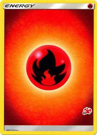 Fire Energy (Charizard Stamp #20) [Battle Academy 2020] | Exor Games Truro