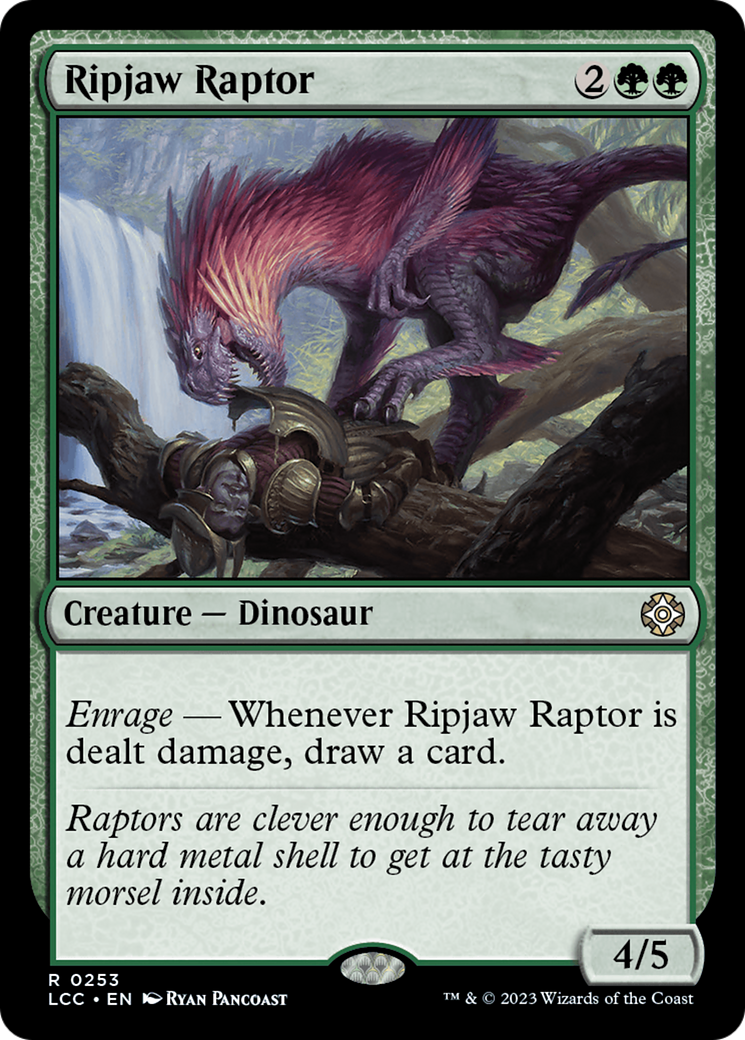 Ripjaw Raptor [The Lost Caverns of Ixalan Commander] | Exor Games Truro