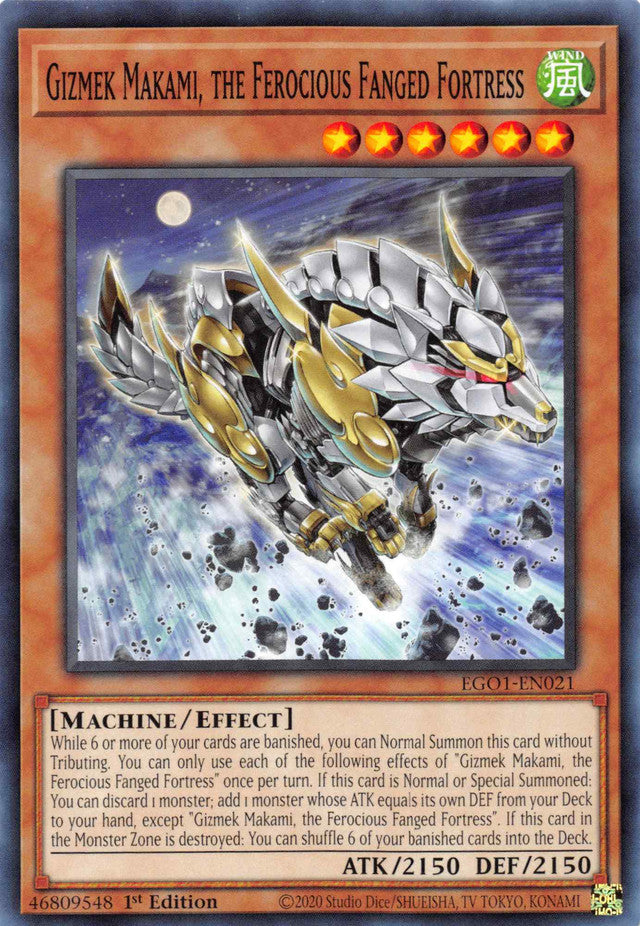 Gizmek Makami, the Ferocious Fanged Fortress [EGO1-EN021] Common | Exor Games Truro