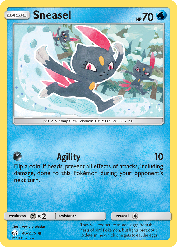 Sneasel (43/236) [Sun & Moon: Cosmic Eclipse] | Exor Games Truro