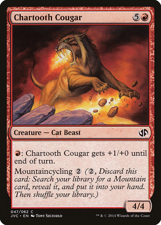 Chartooth Cougar [Duel Decks Anthology] | Exor Games Truro