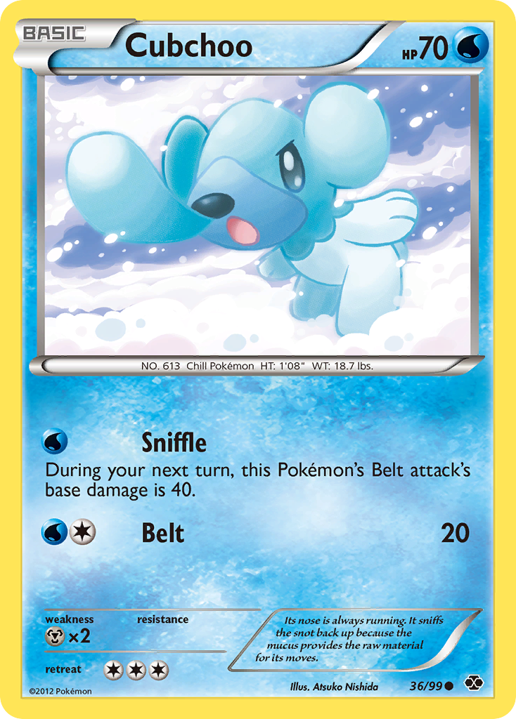 Cubchoo (36/99) [Black & White: Next Destinies] | Exor Games Truro