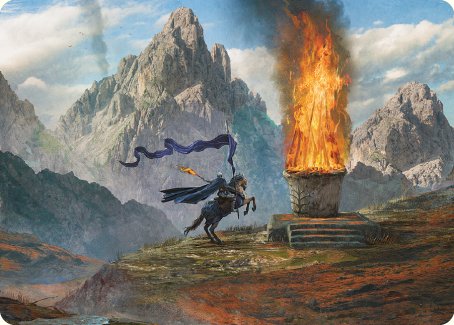 Call for Aid Art Card [The Lord of the Rings: Tales of Middle-earth Art Series] | Exor Games Truro