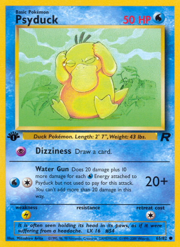 Psyduck (65/82) [Team Rocket 1st Edition] | Exor Games Truro