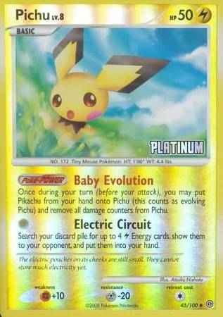 Pichu (45/100) [Burger King Promos: 2009 Collection] | Exor Games Truro