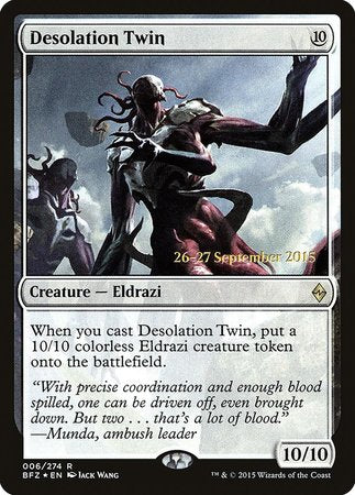 Desolation Twin [Battle for Zendikar Promos] | Exor Games Truro