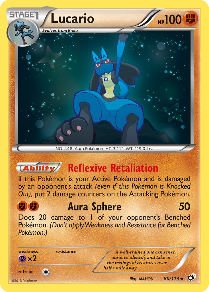 Lucario (80/113) [Black & White: Legendary Treasures] | Exor Games Truro