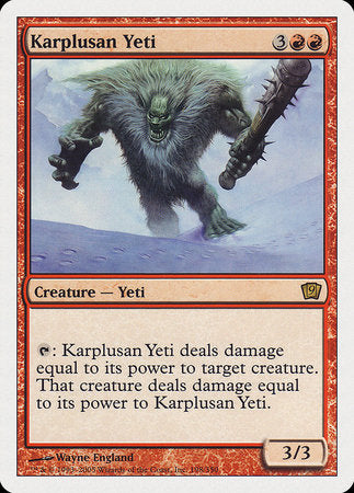 Karplusan Yeti [Ninth Edition] | Exor Games Truro