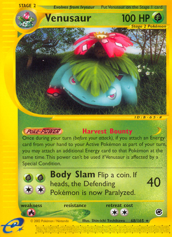 Venusaur (68/165) [Expedition: Base Set] | Exor Games Truro