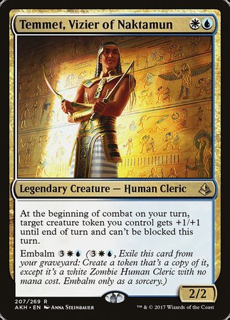 Temmet, Vizier of Naktamun [Amonkhet] | Exor Games Truro