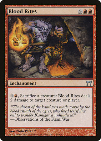 Blood Rites [Champions of Kamigawa] | Exor Games Truro