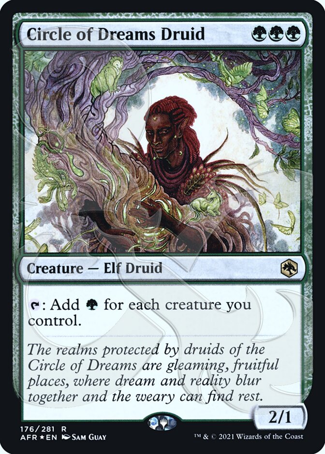 Circle of Dreams Druid (Ampersand Promo) [Dungeons & Dragons: Adventures in the Forgotten Realms Promos] | Exor Games Truro