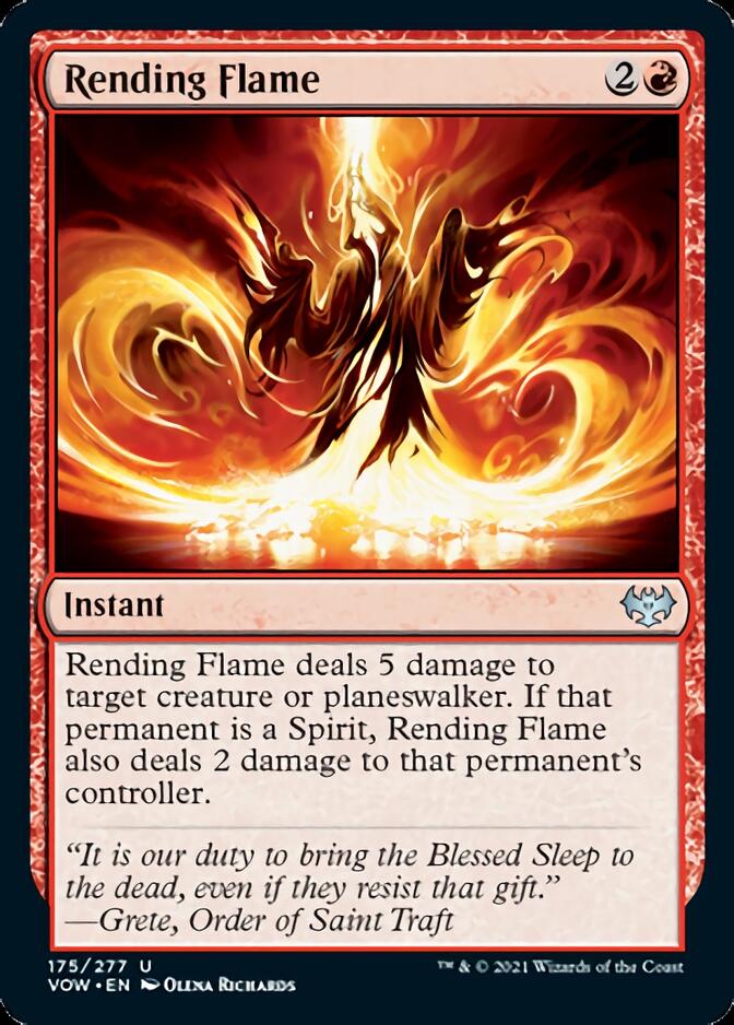 Rending Flame [Innistrad: Crimson Vow] | Exor Games Truro