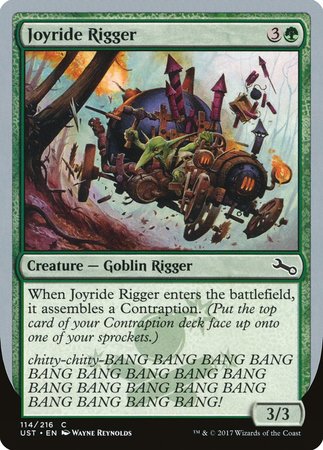 Joyride Rigger [Unstable] | Exor Games Truro