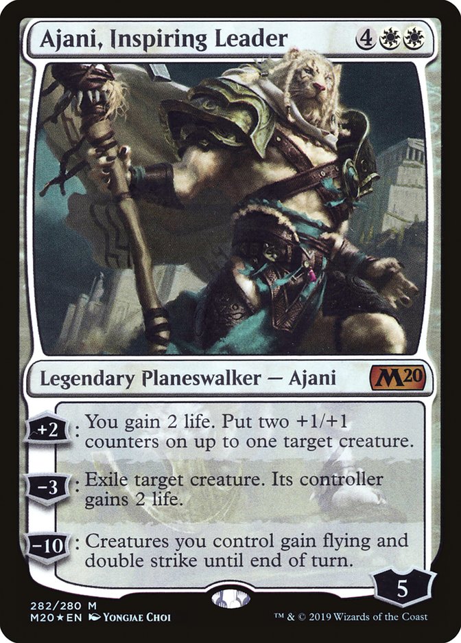 Ajani, Inspiring Leader [Core Set 2020] | Exor Games Truro