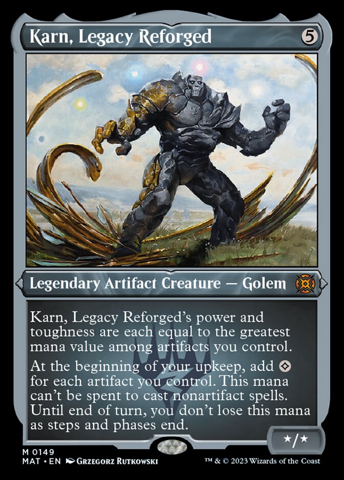 Karn, Legacy Reforged (Foil Etched) [March of the Machine: The Aftermath] | Exor Games Truro