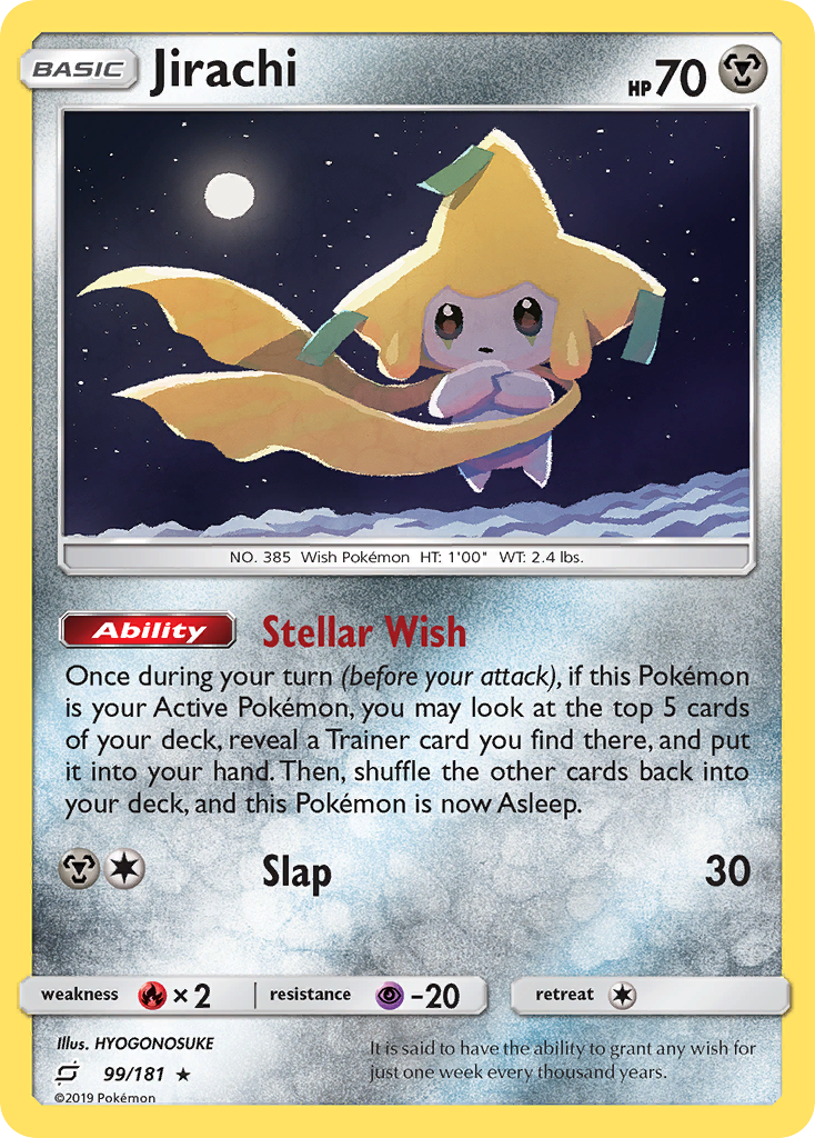 Jirachi (99/181) [Sun & Moon: Team Up] | Exor Games Truro