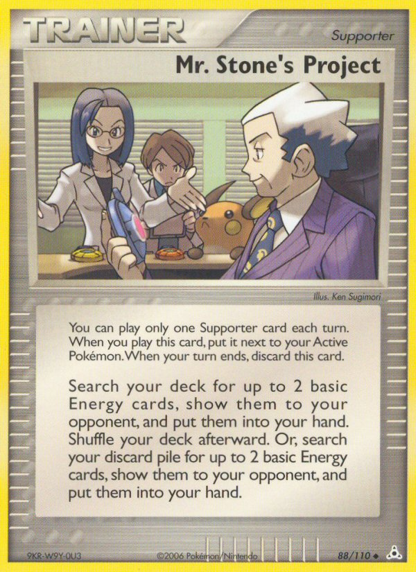 Mr. Stone's Project (88/110) [EX: Holon Phantoms] | Exor Games Truro
