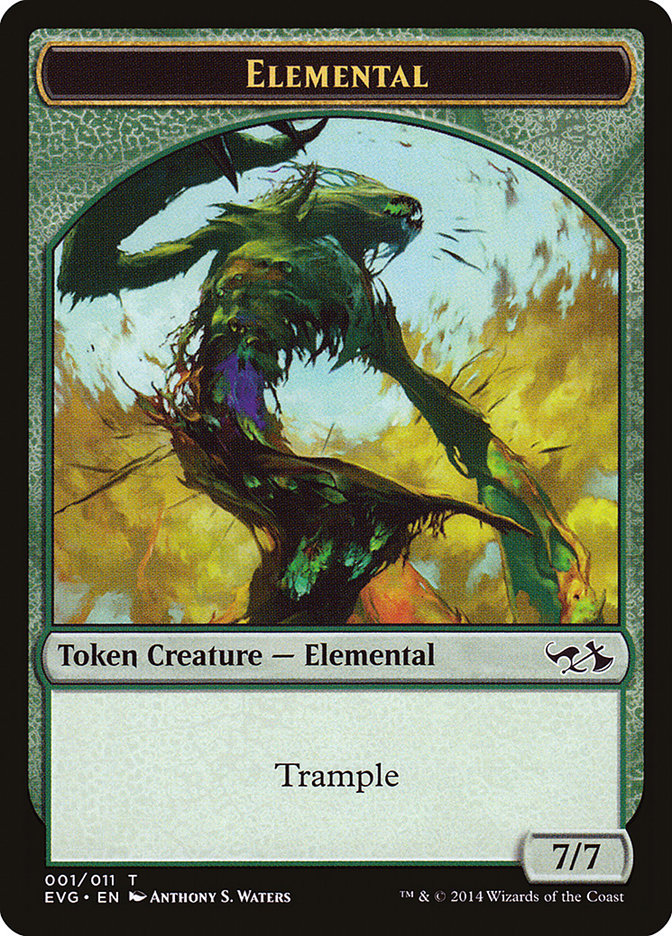 Elemental Token (Elves vs. Goblins) [Duel Decks Anthology Tokens] | Exor Games Truro