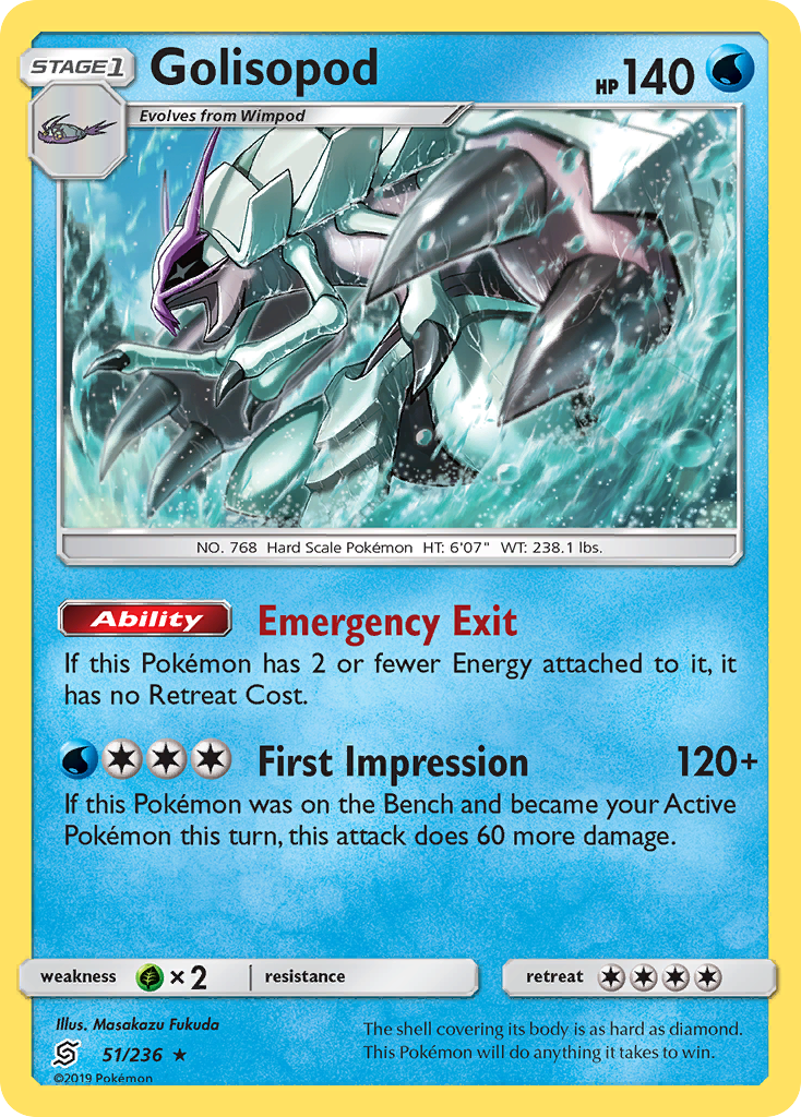 Golisopod (51/236) [Sun & Moon: Unified Minds] | Exor Games Truro