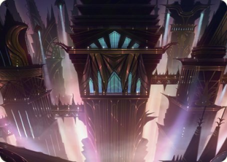 Skybridge Towers Art Card [Streets of New Capenna Art Series] | Exor Games Truro