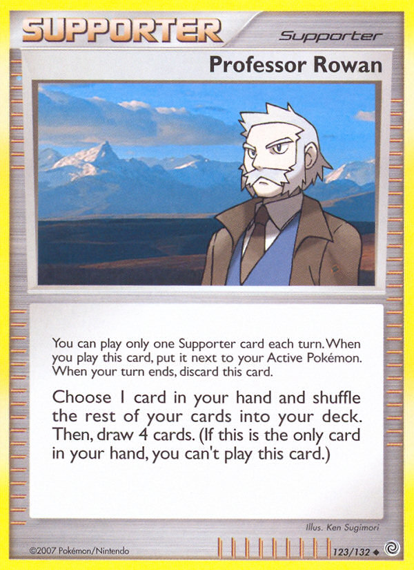 Professor Rowan (123/132) [Diamond & Pearl: Secret Wonders] | Exor Games Truro