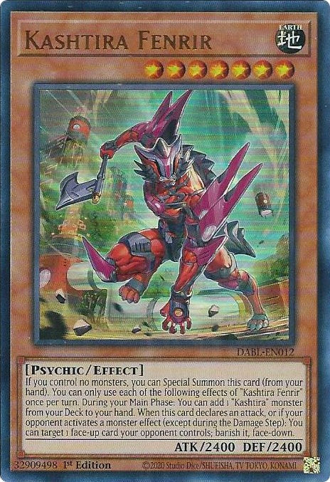 Kashtira Fenrir [DABL-EN012] Ultra Rare | Exor Games Truro