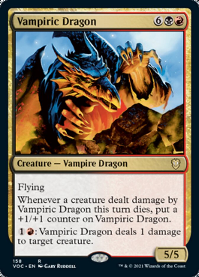 Vampiric Dragon [Innistrad: Crimson Vow Commander] | Exor Games Truro