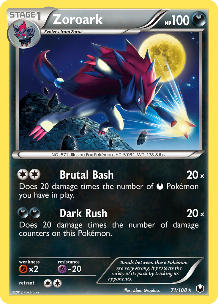 Zoroark (71/108) [Black & White: Dark Explorers] | Exor Games Truro