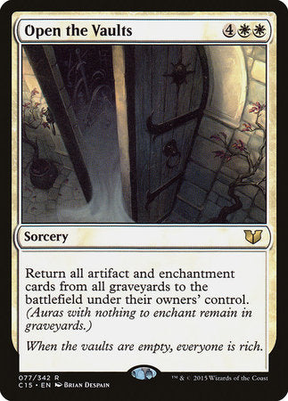 Open the Vaults [Commander 2015] | Exor Games Truro