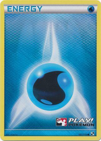 Water Energy (107/114) (Play Pokemon Promo) [Black & White: Base Set] | Exor Games Truro