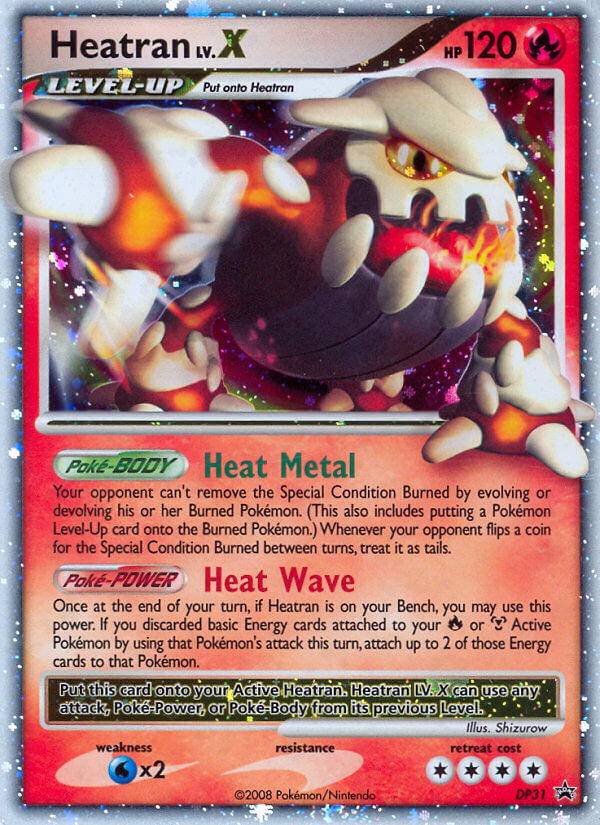 Heatran LV.X (DP31) [Diamond & Pearl: Black Star Promos] | Exor Games Truro