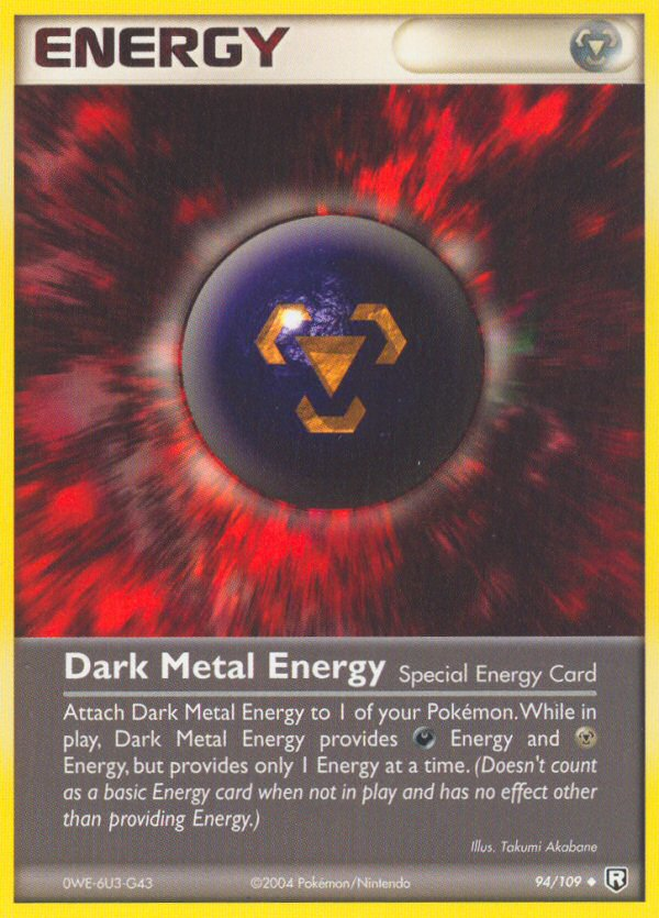 Dark Metal Energy (94/109) [EX: Team Rocket Returns] | Exor Games Truro