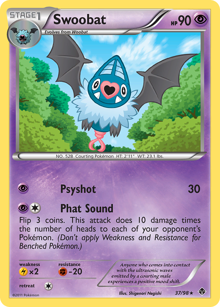 Swoobat (37/98) [Black & White: Emerging Powers] | Exor Games Truro