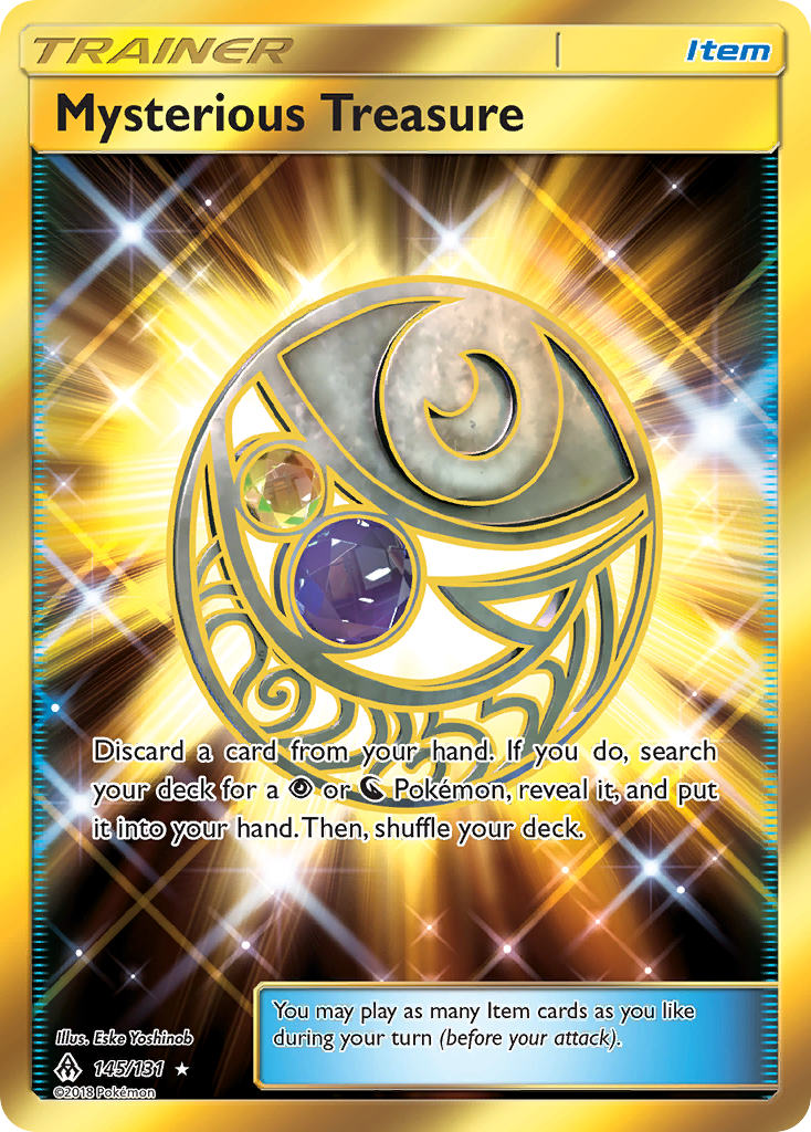 Mysterious Treasure (145/131) [Sun & Moon: Forbidden Light] | Exor Games Truro